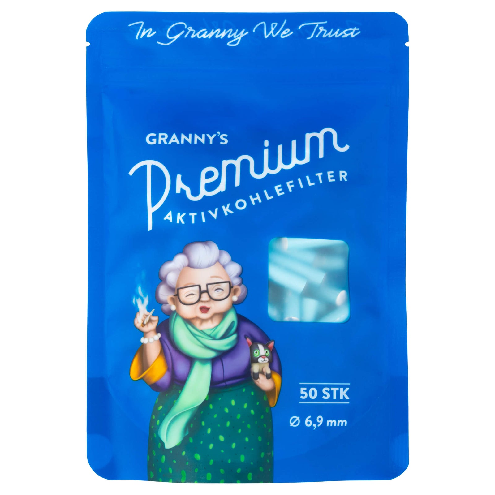 Granny's Premium Aktivkohlefilter 7 mm – 50 Stück