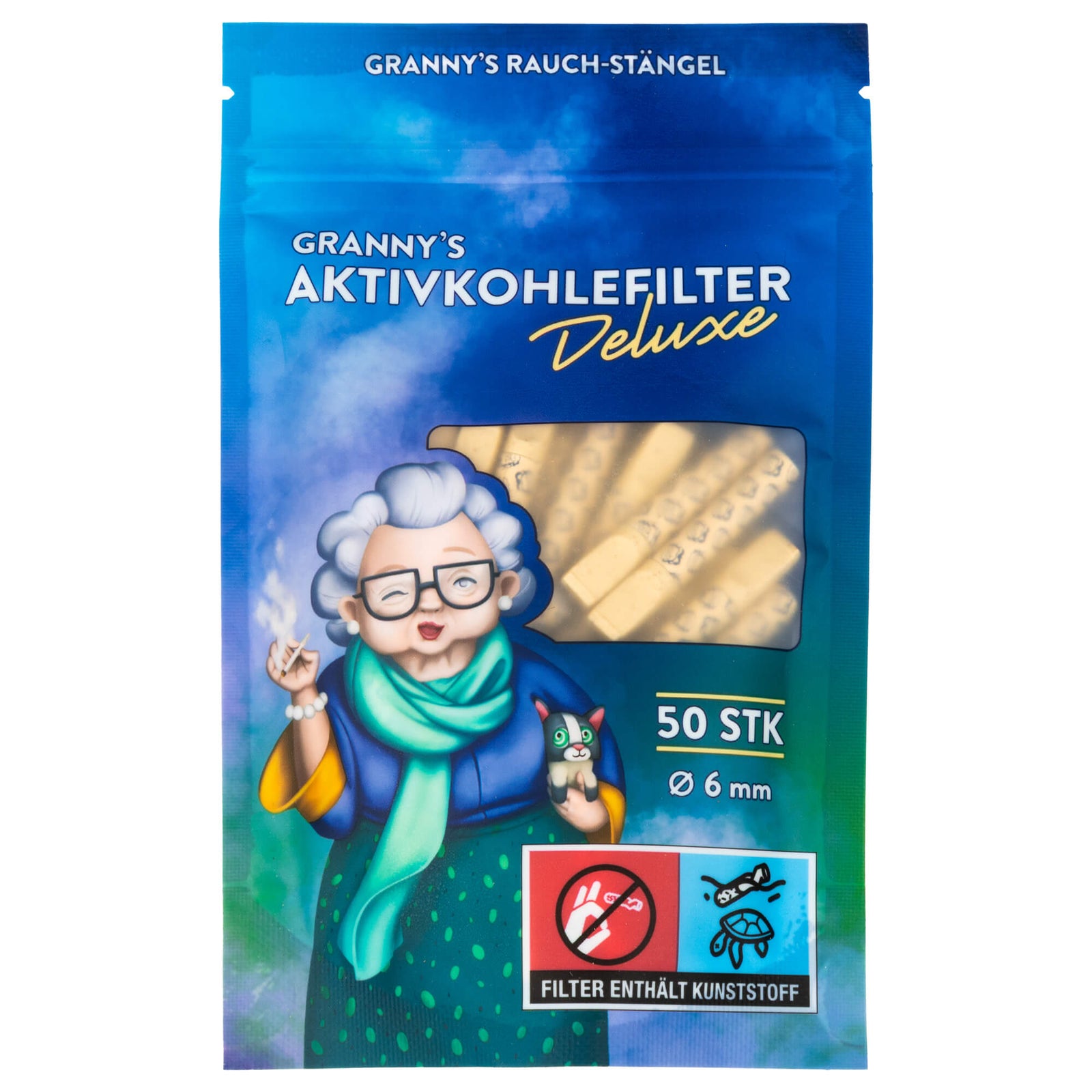 Granny's Hybrid Aktivkohlefilter Deluxe 6 mm
