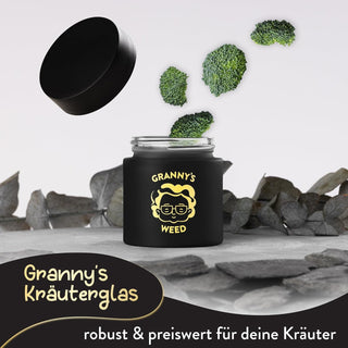 Granny's Premium Stash Jar Schwarz